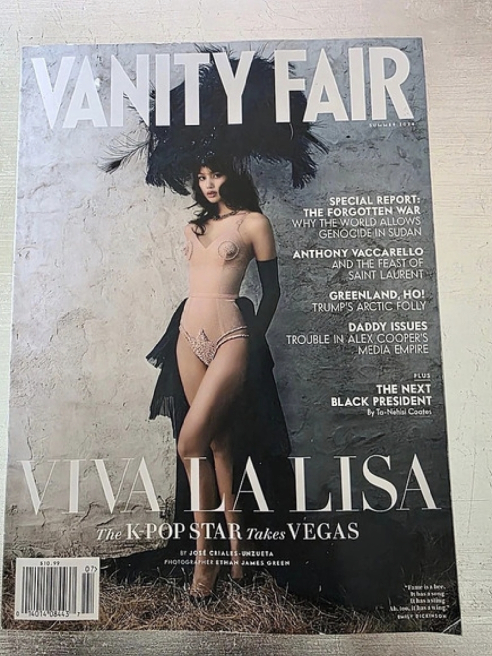 Vanity Fair Summer 2026 Lisa BLACKPINK Viva La Lisa K-Pop Magazine #779